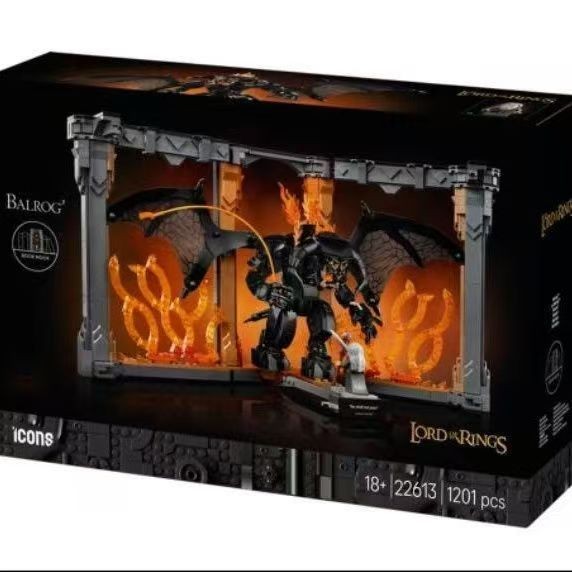 ความจุ乐高10367指王甘道夫大理石立体书架ของเล่นเด็กอเนกประสงค์เข้ากันได้กับเลโก้10367 Lord of the Rings Gandalf2025