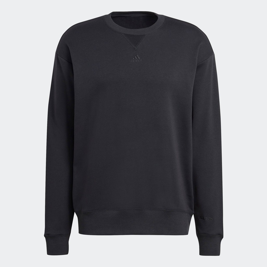adidas Lifestyle ALL SZN French Terry Sweatshirt Men Black IC9807