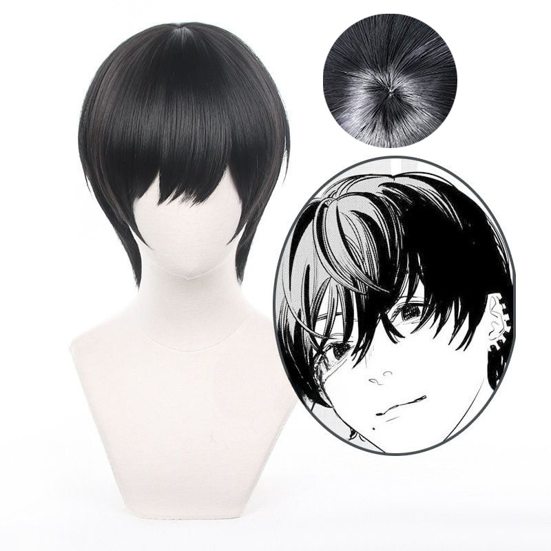 วิกผม Cosplay Chainsaw Man สำหรับตัวละคร Yoshida, Tsuji, Nakajimi และ Yoshiki เหมาะสำหรับฤดูร้อน