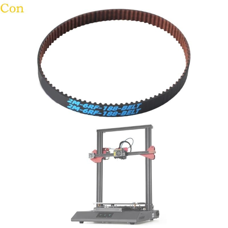 Con คุณภาพ 3D เครื่องพิมพ์ GT2 กว้าง 6 มม.188-2GT Timing Belt Loop -188-2GT Gear Synchronous Belt Ti