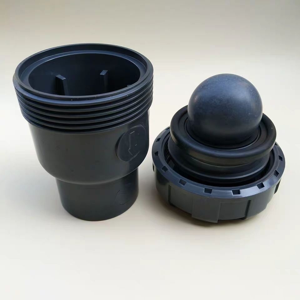มาตรฐานแห่งชาติ Wufeng UPVC Ball Check Valve PVC-U Single Order Check Valve เช็ควาล์ว PVC เช็ควาล์ว 