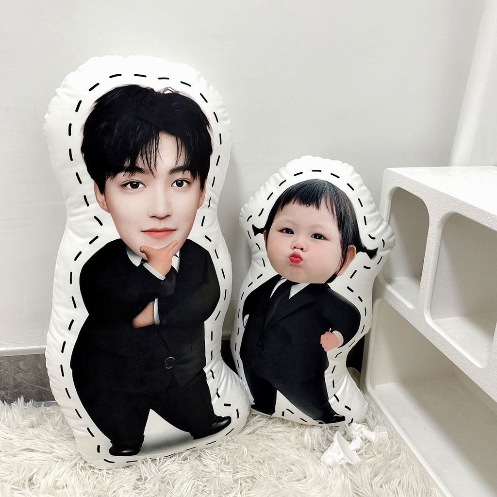 ภาพ DIY DIY ภาพเด็กของขวัญวันเกิดที่กําหนดเองตุ๊กตาชุดคนต่างด้าวรูปมนุษย์เบาะตุ๊กตา DIY เพื่อทําแผนท