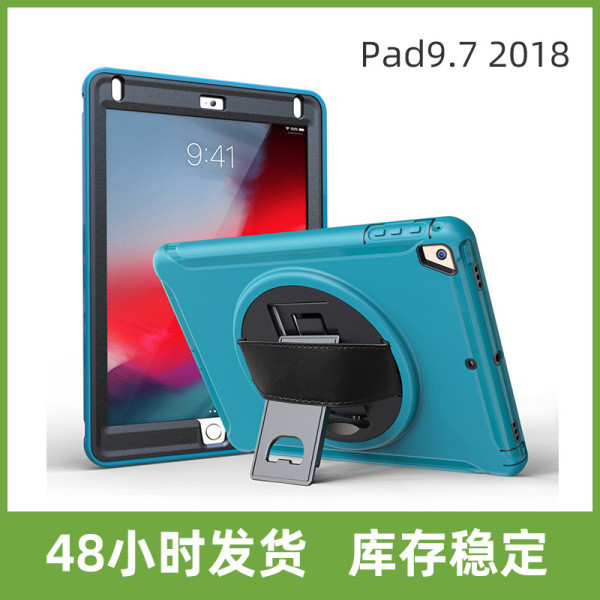 เคส ipad gen10 case ipad air4 เหมาะสําหรับ ไอแพด9.7 2018 หนังสายคล้องมือ พีซี วงเล็บหมุน ไอแพด6 แท็บ