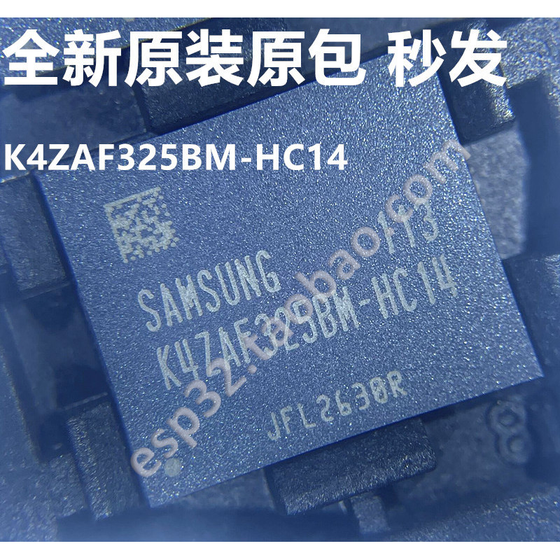 K4ZAF325BM-HC14 การพัฒนาหน่วยความจํา 2GB ชิป 180FBGA รีฟิล A10 และกราฟิกการ์ด