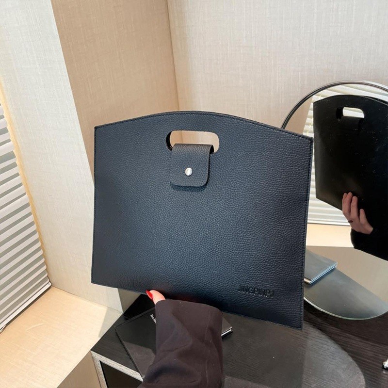 กระเป๋าทํางานสํานักงานกระเป๋าแล็ปท็อปสําหรับผู้หญิงและผู้ชายหนังปู่กระเป๋าถือแฟชั่นหรูหราสีน้ําตาล |