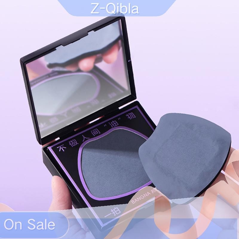 [Z-Qibla-t] กระดาษซับน้ํามัน 150 แผ่นพร้อมเคสและแป้งพัฟแผ่นดูดซับน้ํามันถ่านไม้ไผ่หน้าแผ่นซับน้ํามัน