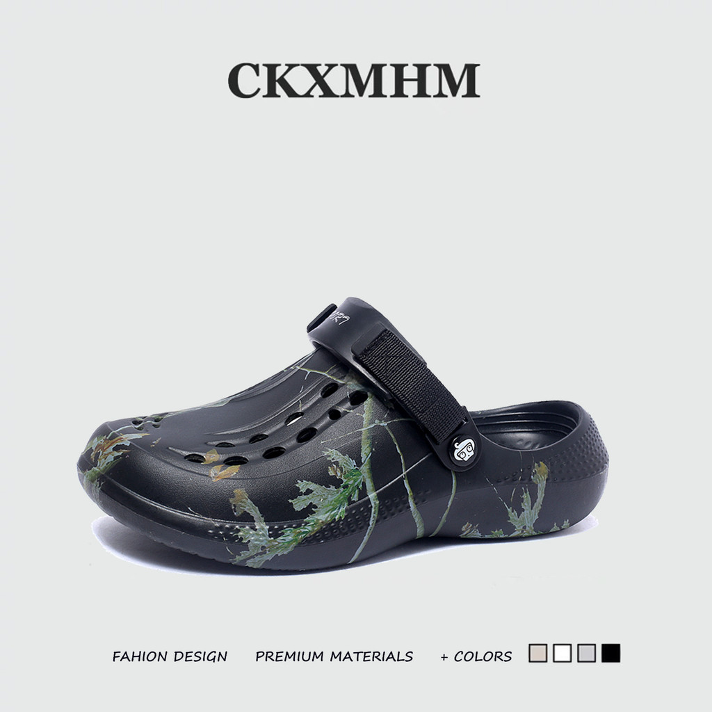 CKXMHM 40-47 รองเท้าแตะ EVA ผู้ชายแฟชั่นรองเท้าแตะขนาดใหญ่ 46 47