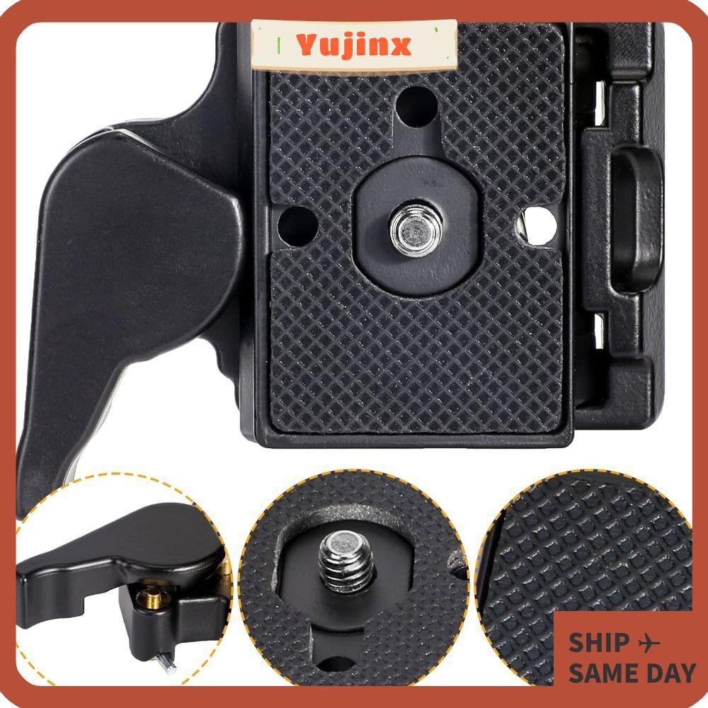 YUJIX Quick Release แผ่น, 200PL-14 Ball Head Mounting Adapter, Professional 323 RC2 1/4 "3/8" Univer