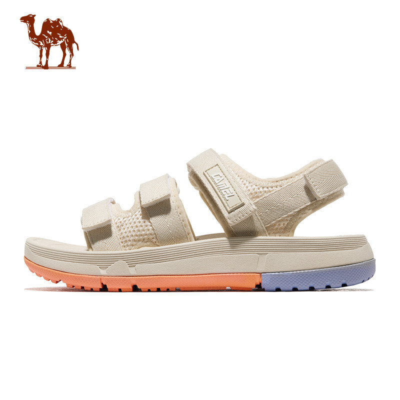 CAMEL CROWN รองเท้าแตะ รองเท้าชายหาด กันลื่น ทนต่อการสึกหรอ สวมใส่สบาย สําหรับผู้หญิง