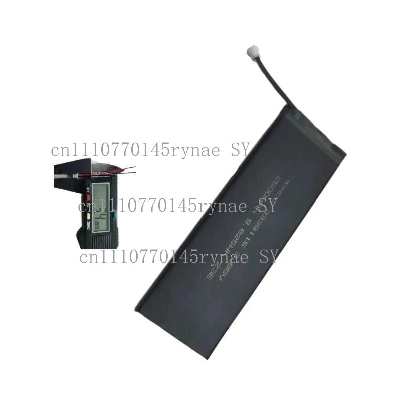 สําหรับ NuPhy Air75 V1 Air60 Air96 V2 60HE Low Profile คีย์บอร์ดเครื่องกล 3339115 แบตเตอรี่ลิเธียมแบ