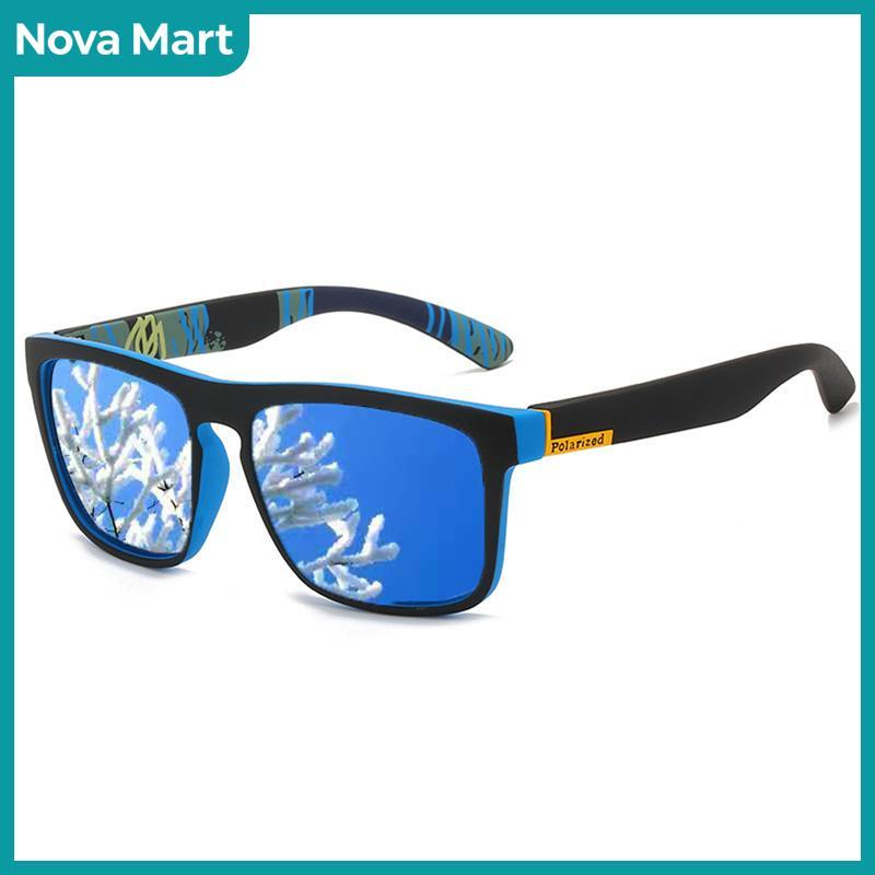 NOVA Mart แว่นกันแดดโพลาไรซ์ UV400 สำหรับผู้ชายและผู้หญิง ตกปลา ขับรถ เดินป่า กีฬา กรอบเบา ใส่สบาย