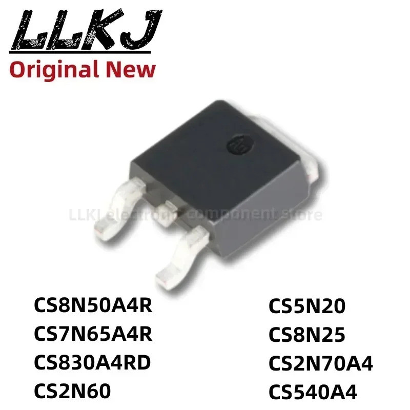 5pcs CS8N50A4R CS7N65A4R CS830A4RD CS2N60 CS5N20 CS8N25 CS2N70A4 CS540A4 TO252 Field Effect ทรานซิสเ