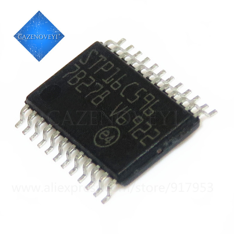10 ชิ้น STP16C596XTTR STP16C596 16C596 ชิป HTSSOP-24