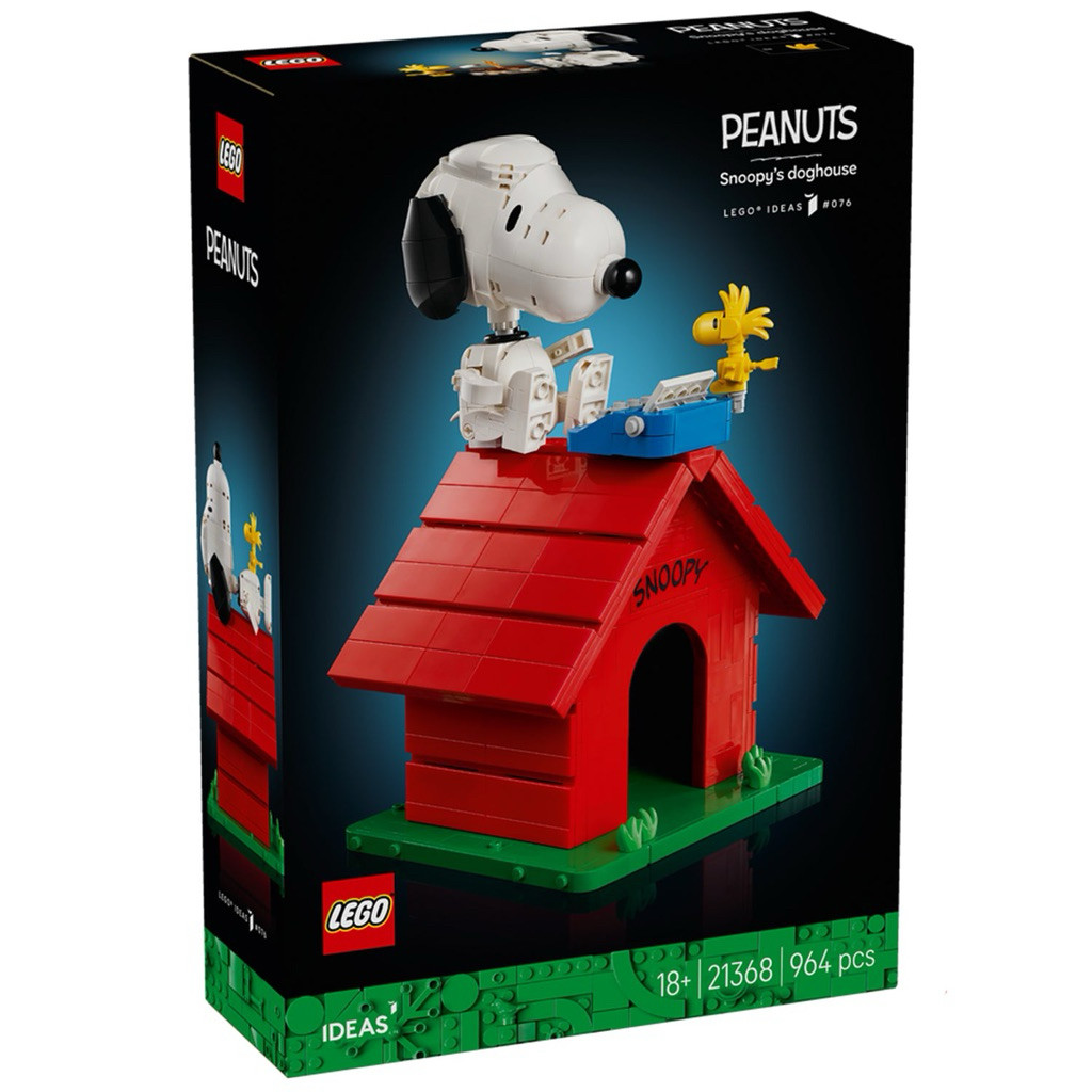 พร้อมส่ง LEGO 21368 Ideas Peanuts: Snoopy’s Doghouse เลโก้ของแท้ 100%