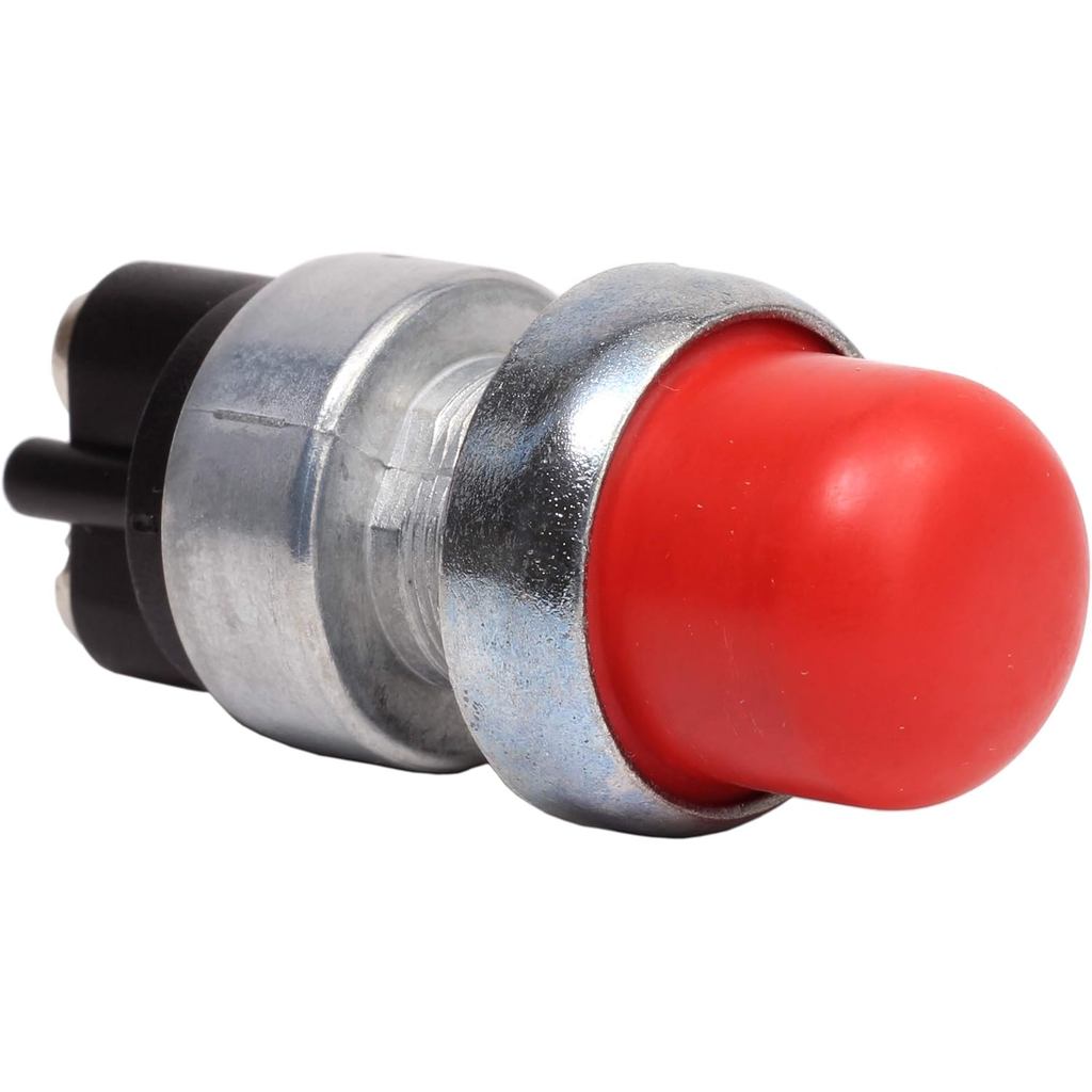 การออกแบบที่ปรับได้ Fastronix 3 Pack Heavy Duty Push Button Momentary Start Switch Red Neoprene Cap