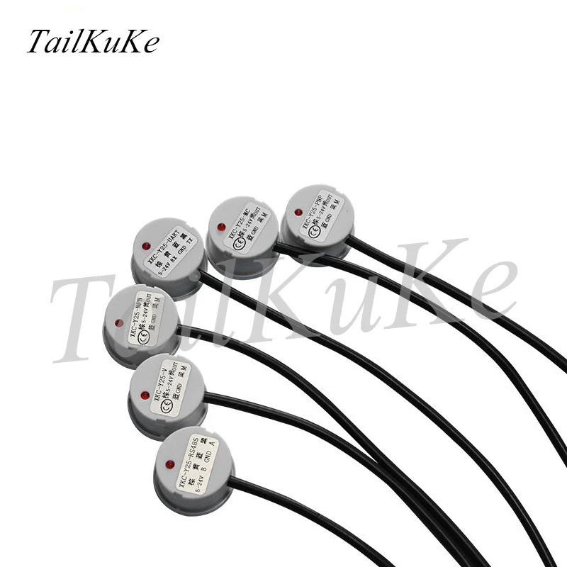 XKC Y25 NP NN เซ็นเซอร์ระดับของเหลวแบบไม่สัมผัส Stick ประเภทเครื่องตรวจจับน้ําสวิทช์ DC 5-12V 24V RS