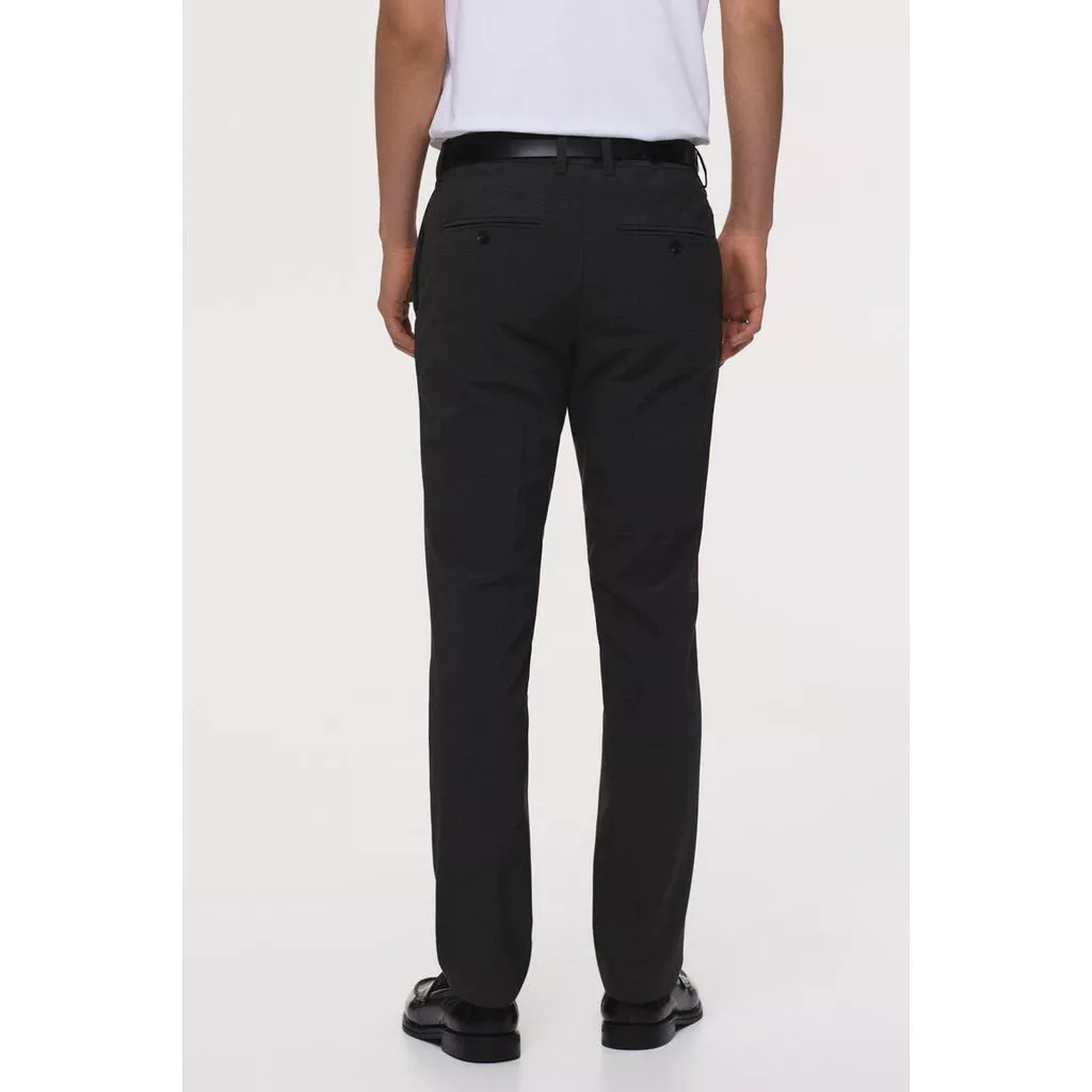 H&M(เอชแอนด์เอ็ม) กางเกงขายาวทรง Slim Fit แบบ Tailored Men Slim Fit Tailored trousers 1253395_6