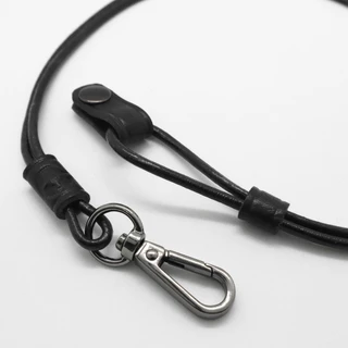 สายคล้องบัตรหนังแท้ รุ่น Leather Lanyard - Craftor