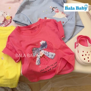 เสื้อยืดเด็กแฟชั่นเด็ก เสื้อยืดเด็กหญิง สีสันสดใส ลายน่ารักสุดคิ้วท์ ใส่สบาย ไม่ร้อน Size80-120cm DXT96