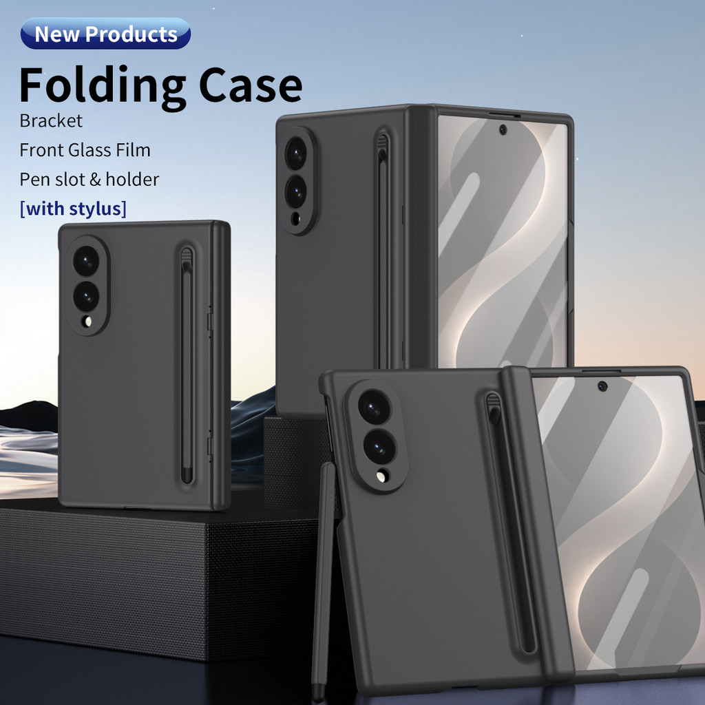 ฟิล์มด้านหน้ากระจก/S PEN/Hinge Protection Case สําหรับ Samsung Galaxy Z พับ 8 Ultra Z Fold7 6 5 4 3 