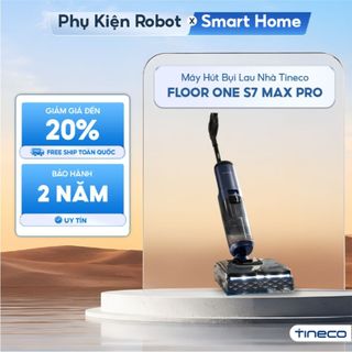Máy hút bụi lau sàn khô ướt Tineco Floor One S7 Max Pro - Lực hút 22000Pa - Chống rối DualBlock - BH 24 Tháng