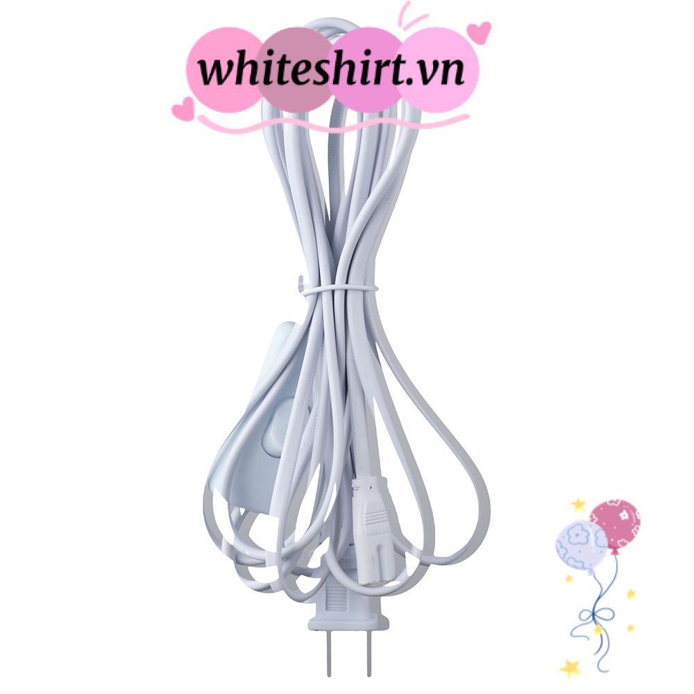 WHITESHIRT 10ft LED Tube สายไฟ, ทองแดงพลาสติก 3pin T5 T8 สายไฟ LED, ทนทาน 10ft สีขาว LED Light Fixtu