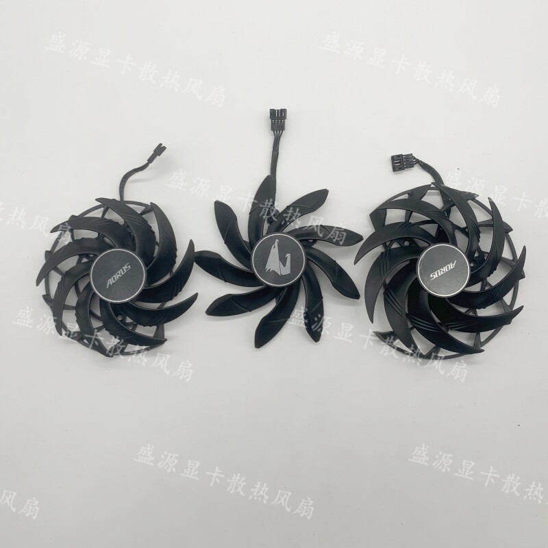 Gigabyte/AORUS RTX3080 3080TI 3090 RX6800XT พัดลมการ์ดกราฟิกต้นฉบับแกะสลักสุด ๆ