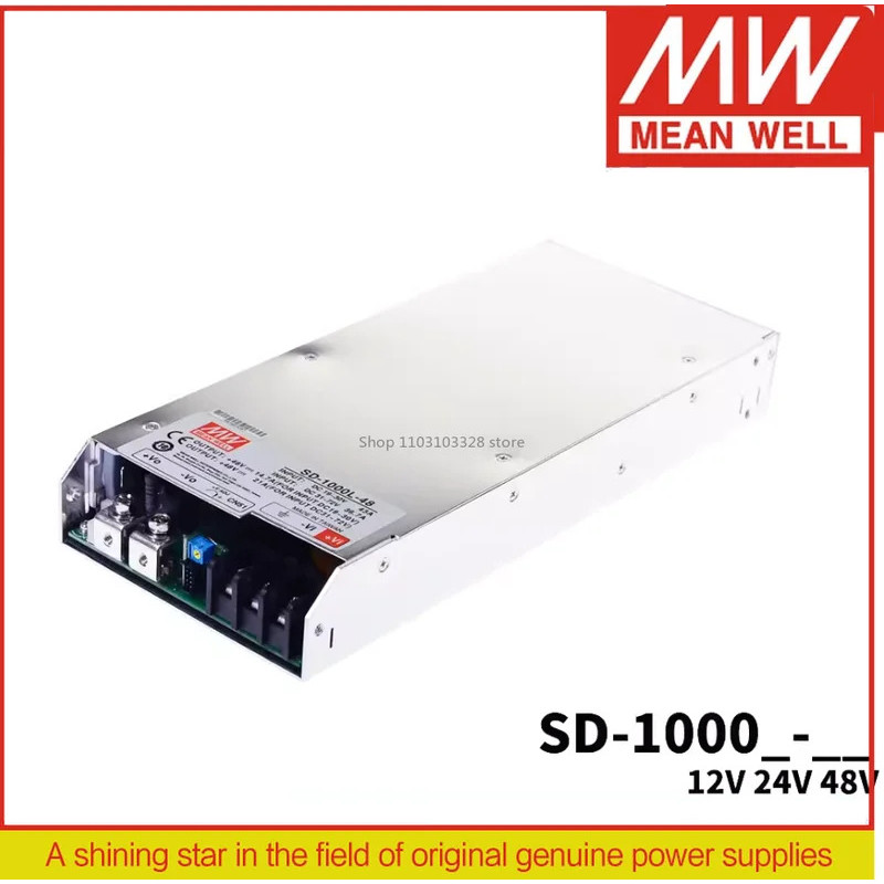 MEAN WELL 1000W เอาต์พุตเดี่ยว DC-DC Converter SD-1000L-12 SD-1000L-24 SD-1000L-48 SD-1000H-12 SD-10