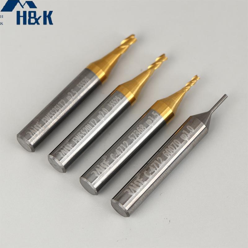 [H&K] 1.0mm 1.5mm 2.0mm 2.5mm Probe Milling Cutter สําหรับ Xhorse CONDOR XC-MINI Dolphin XP005 XP007