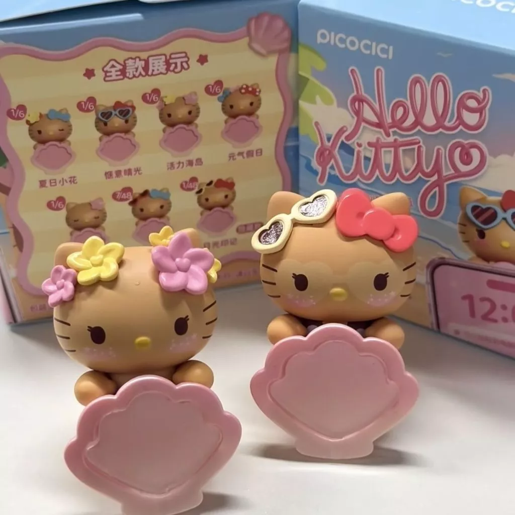 น่ารัก Fun Club Sanrio Go to the Beach Bar Series ถั่วตลกน่ารักเคสโทรศัพท์สติกเกอร์ของขวัญ