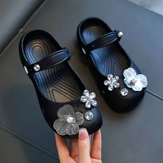 Girl Beach Sandals Fashion Stundent Summer Lightweight Classic Ballet Clog Size 24-35