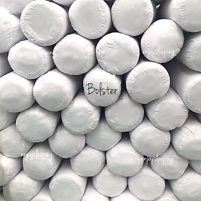 หมอนข้างกลม หมอนข้าง หมอน ใยห่านเทียม ใย micro 1500 g รุ่นส่งห้าง bolster pillow