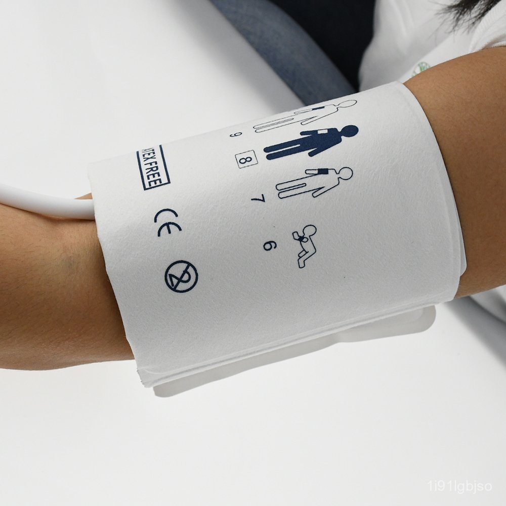 Single Tube Cuff for Blood Pressure Monitor, Precision Disposable Cuff for Upper Arm Digital Sphygmo