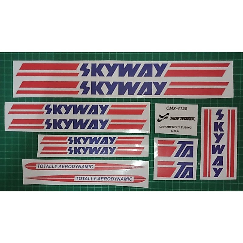 BMX Skyway TA Decal สติกเกอร์พิมพ์โปร่งใส FF 20 & 16/12