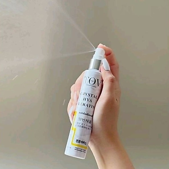 TOV-สเปรย์เชื่อมแกน ราคาโรงงาน และเพิ่มเงาในตัว 100ml. ผมนุ่มลื่น เงางามกลิ่นหอม