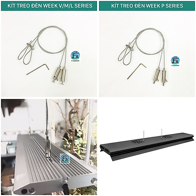[OEM] ชุดแขวนโคมไฟ Week V/M/L/P series