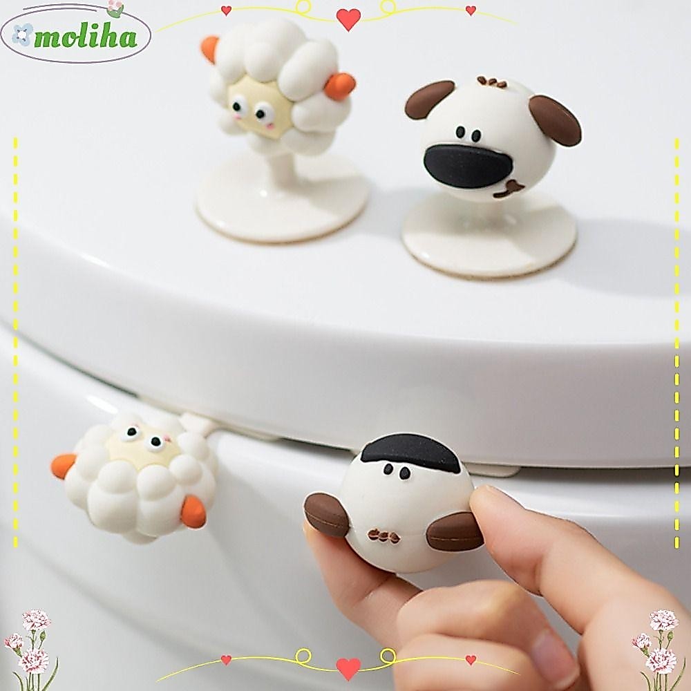 Moliha อุปกรณ์ยกฝารองนั่งชักโครก รูปแกะ สุนัข คุณภาพสูง