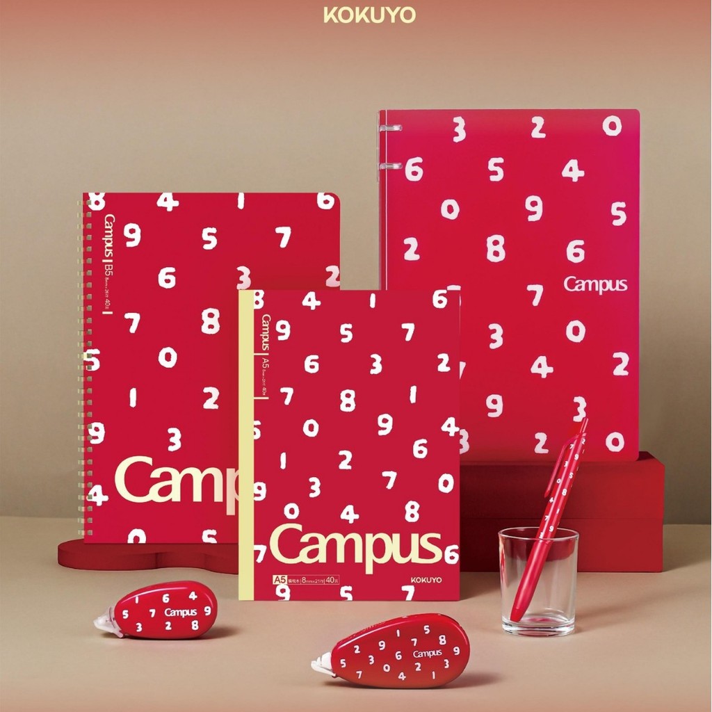 Kokuyo  Sousou Co-branded Notebook Vintage Red