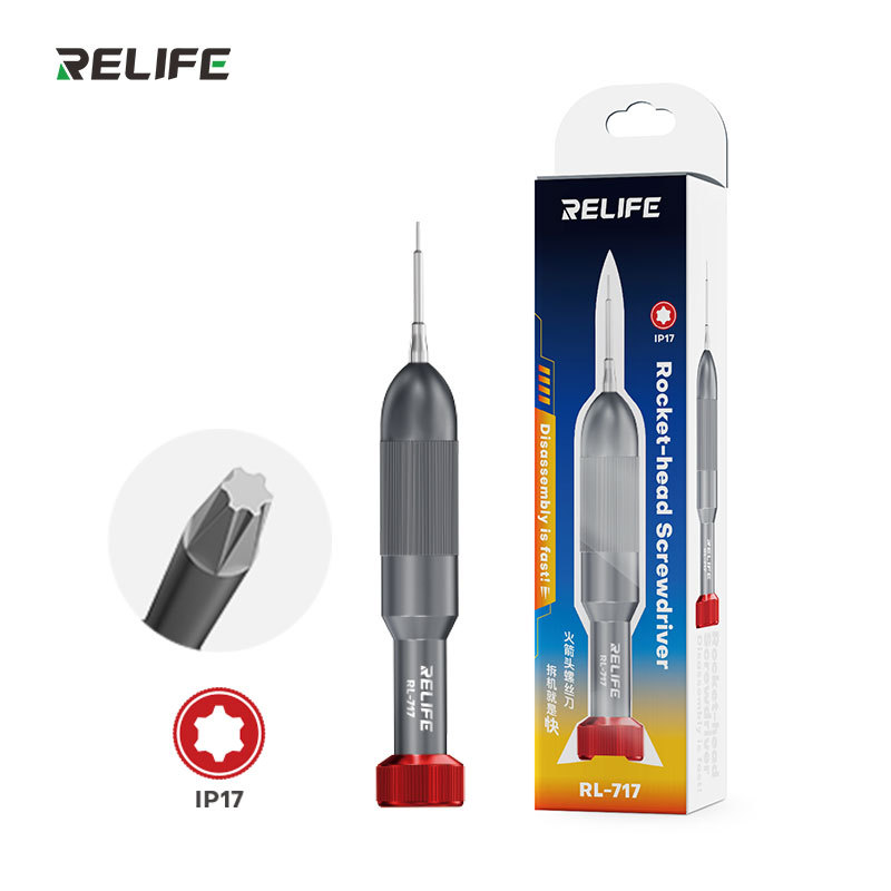 ไขควง ใช้สำหรับ IP17 RELIFE RL-717 ใช้สำหรับซ่อมโทรศัพท์มือถือ ไขควงมีแบริ่ง ไขควงกันลื่น ไขควงแม่เหล็กแรง