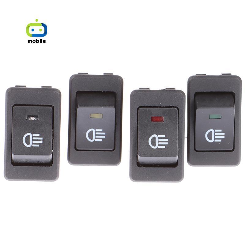 [maygood] 2 ตําแหน่ง 4 Pins LED 12V 35A สวิตช์ไฟตัดหมอกแบบกระชับรถยนต์