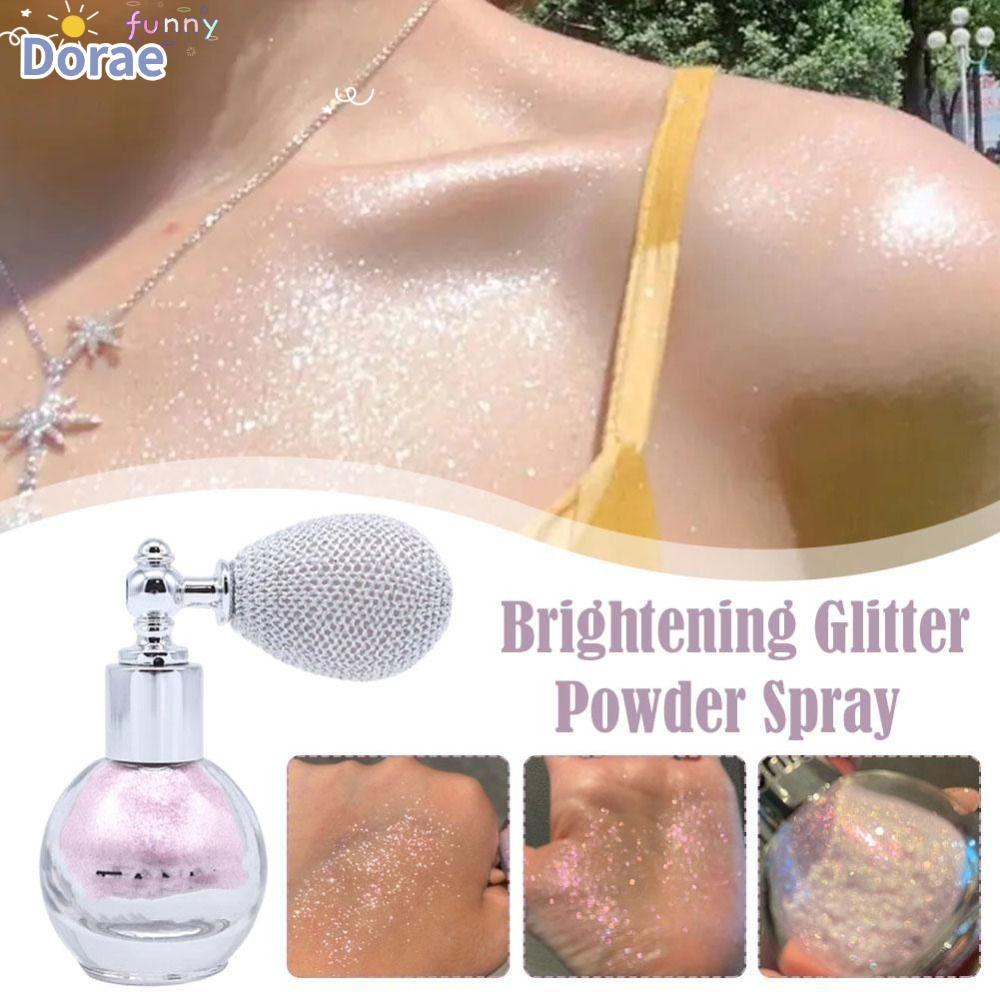 DORAESE Diamond High Gloss Glitter Spray Fine Shimmer Air Bag Shiny Powder Brightening Fragrance-Inf