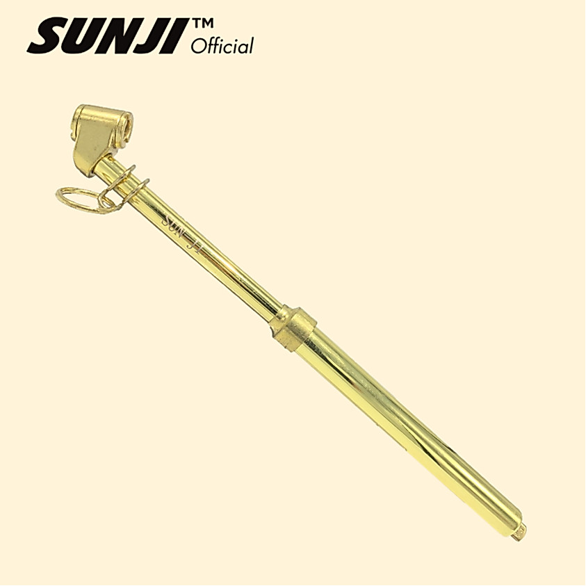 SUNJI - เกจ์วัดลมทองเหลือง, 200 PSI l Brass Tire Pressure Gauge, 200 PSI