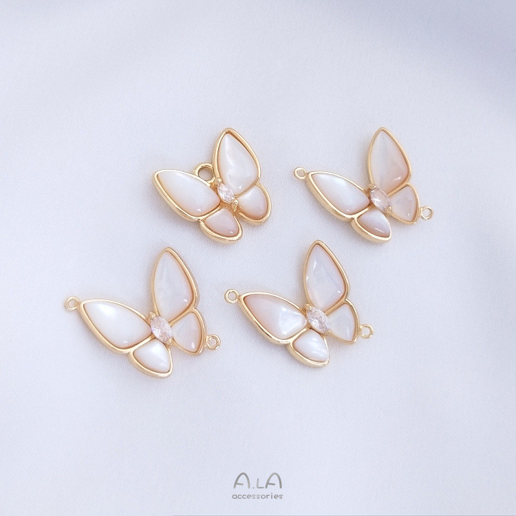 สีทะเลธรรมชาติ Retention Clavicle สร้อยคอสร้อยข้อมือจี้ diy อุปกรณ์เสริม EFD1