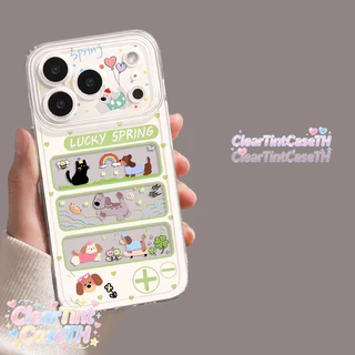 ดีไซน์สัตว์การ์ตูนน่ารัก เหมาะสำหรับ Redmi 9 10 12 15 13 14 10C 9C 12C 13C 14C 15C A1 A5 Note 9 10 11 12 13 14 Pro POCO