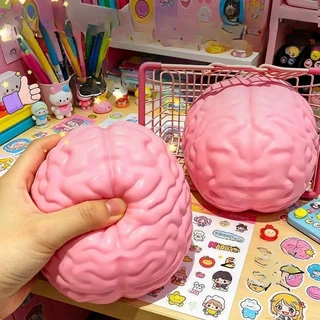 COD สกุชชี่รูปสมอง Squishy สมองที่ชาญฉลาด สกุชชี่ช้าเด้งขนาดใหญ่ สกุชชี่นุ่มคลายความวิตกกังวล คลายเครียด ของเล่นบีบอัด