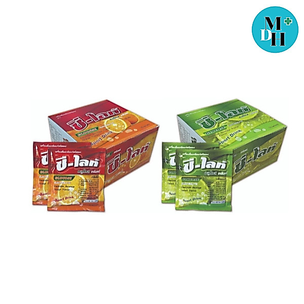 Sea Lyte Glucose Electrolyte ซีไลท์ เกลือแร่ ผงเกลือแร่  จำนวน 1 กล่อง (50 ซอง) รสส้ม / รสมะนาว