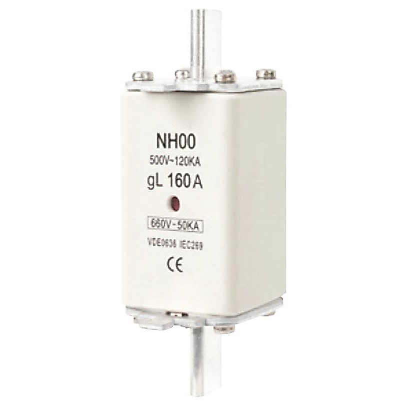 NH00 ( 16A 20A 25A 32A 40A 50A 63A 80A 100A 125A 160A ) ฟิวส์ใบมีด HRC FUSE LINK 500V ″ZHENGRONG″ 正熔