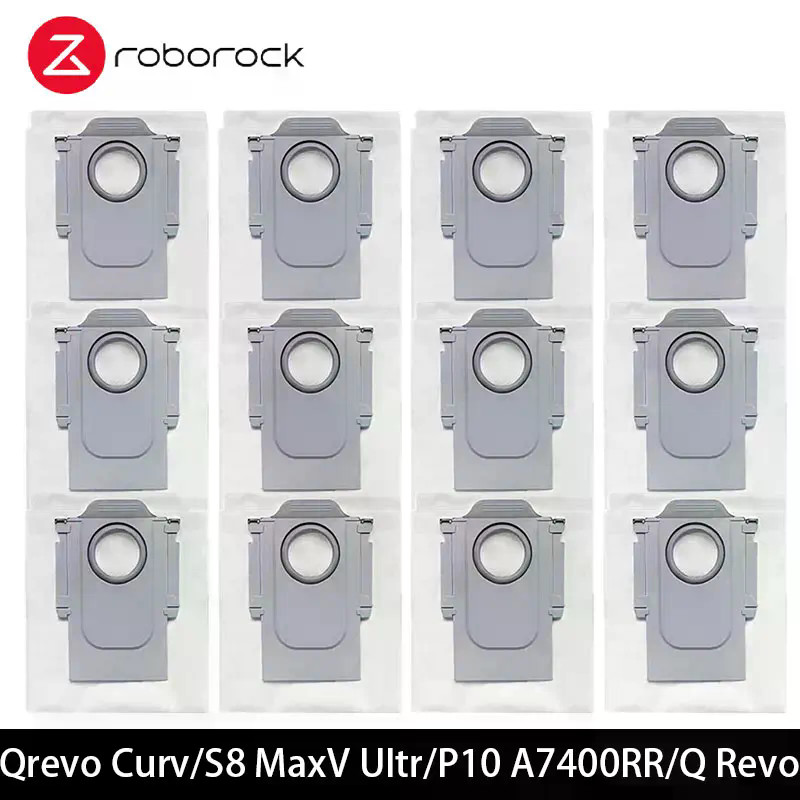 Roborock S8 MaxV Ultra / P10 A7400RR / Q Revo / Qrevo Pro / Qrevo MaxV / S / Qrevo Plus Robot Vacuum Dust Bags อุปกรณ์เสริม