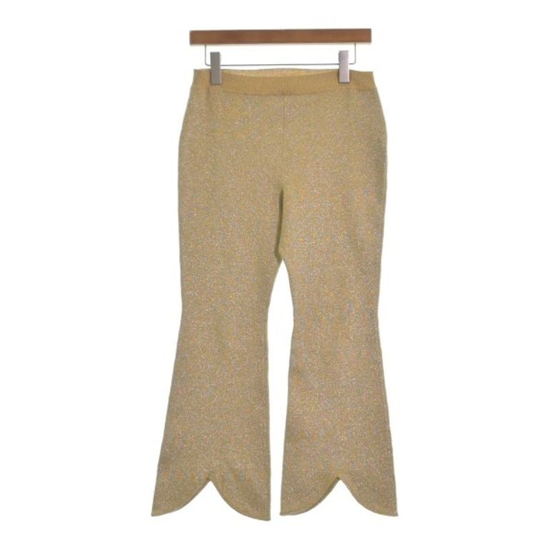 JW Anderson J.D. Ryu Pants gold pink lame Women blue Direct from Japan Secondhand