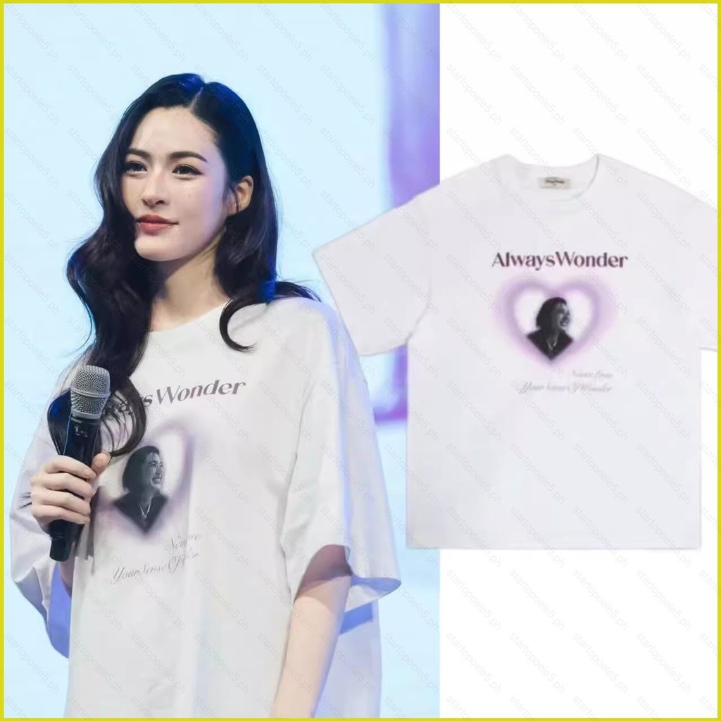 เสื้อยืดแขนสั้นสำหรับงานปาร์ตี้วันเกิด ALWAYS WONDER